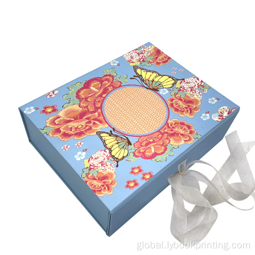 Custom Logo Printed Jewelry Boxes luxury pink gold stand mooncake jewelry boxes packaging Manufactory